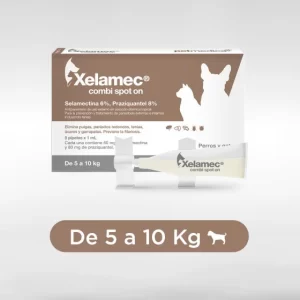 Xelamec combi spot on 5-10Kg x 5 pipetas [Perro/gato]