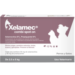 Xelamec combi spot on 2.5-5Kg x 1 pipeta [Perro/gato]