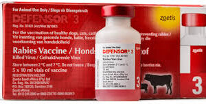 Vacuna Defensor 3 Rabia Multidosis x 10 Ds